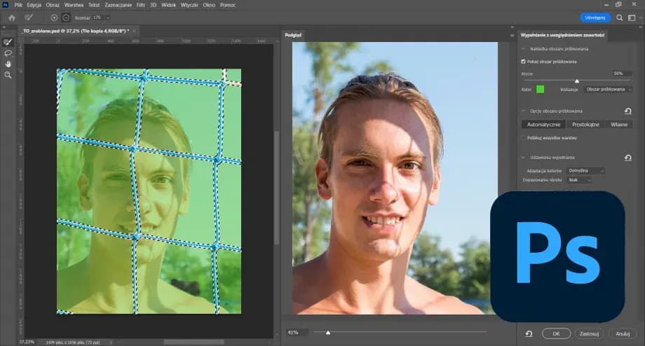Jak używać stempla w Photoshopie - unikaj najczęstszych błędów